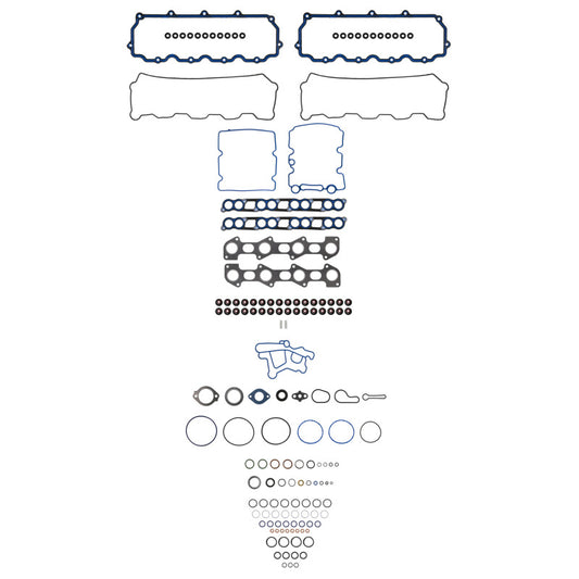 Fel-Pro Ford F-250 Super Duty engine cylinder head gasket set, head gasket sold separately, showing the gasket components.