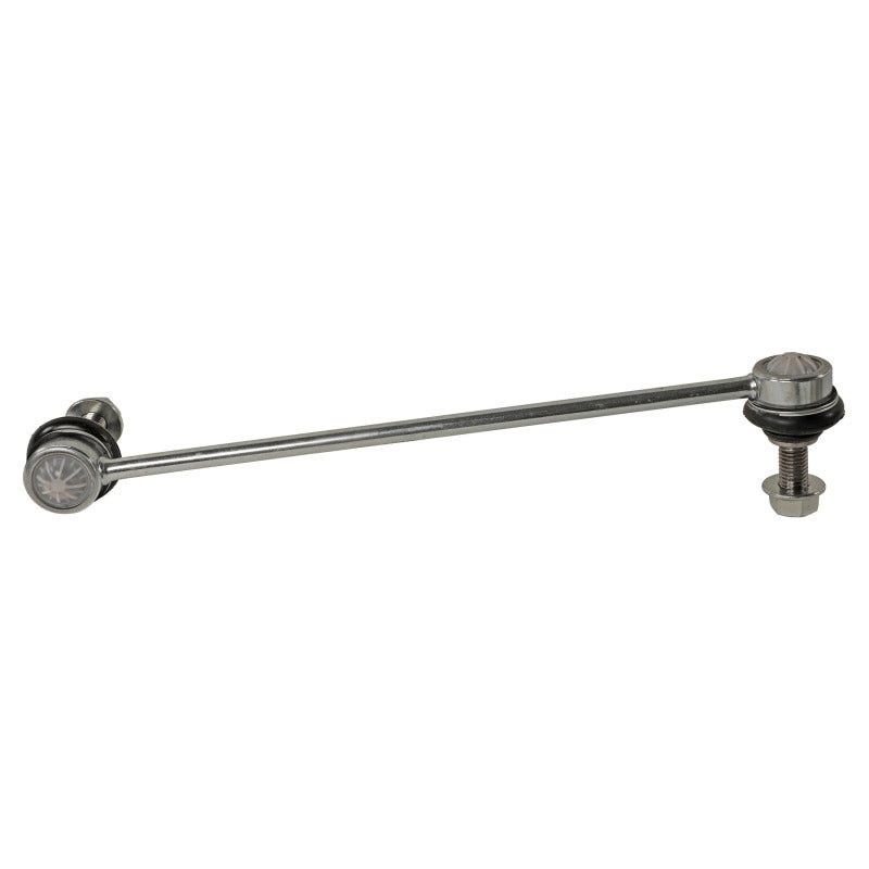 Moog front sway bar endlink for Buick LaCrosse 2010-2016, showing the durable metal link with rubber bushings.