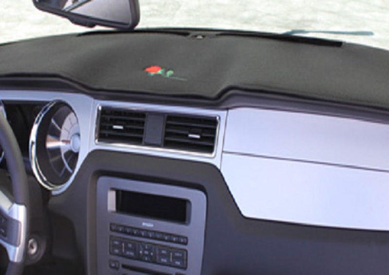 Black Covercraft DashMat custom dash cover for 2022-2024 Subaru WRX Limited Edition interior trim, made for optimal fit and protection.