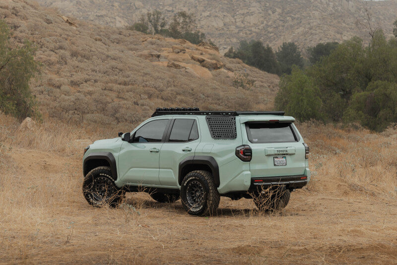 DV8 Offroad exterior window Molle for Toyota 4Runner 25-26 roof rack, driver side, part of DV8 roof rack accessories