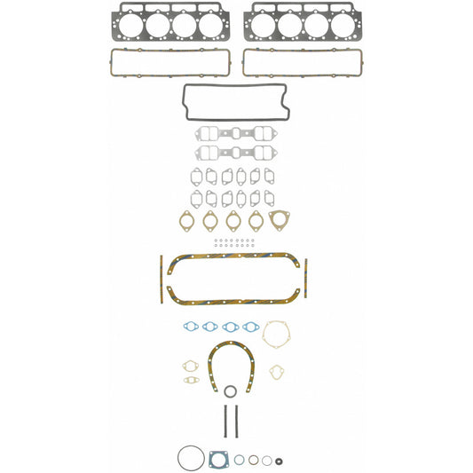 Fel-Pro FS 7673 PT-2 engine gasket set with multiple gaskets for automotive engine sealing, shown in the image.