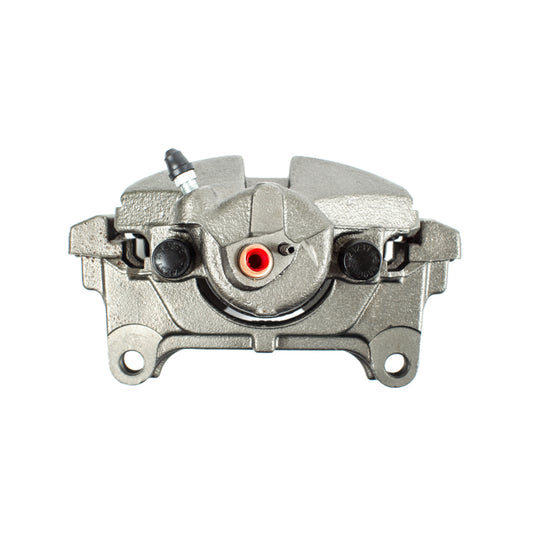 PowerStop front left Audi TT brake caliper with bracket, OE style, for 2008-2009 models, automotive brake component.