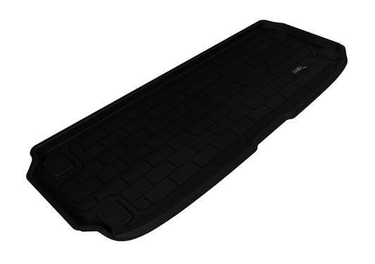 Black 3D MAXpider Kagu cargo liner for 2013-2019 Nissan Pathfinder, durable rubber floor mat with textured surface.