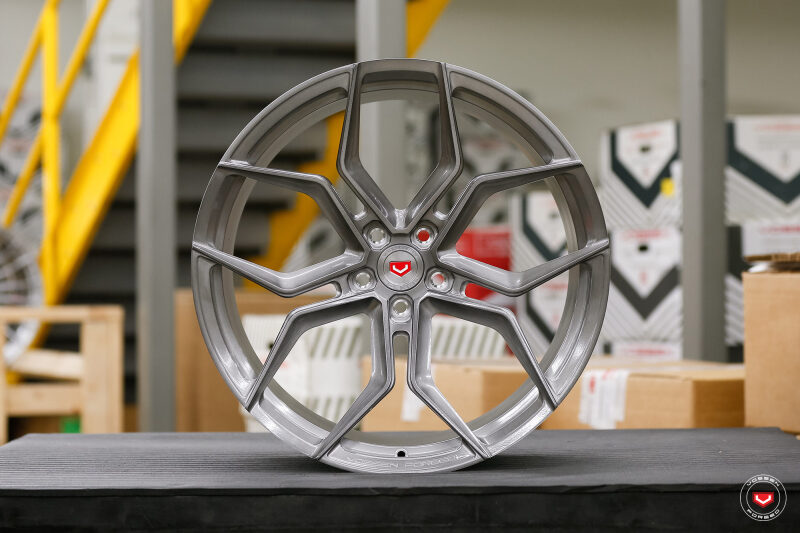 Vossen EVO-3 22x10 / 5x120 / ET10 / 66.56 - Brushed Dark Smoke Wheel - (XM - Front)