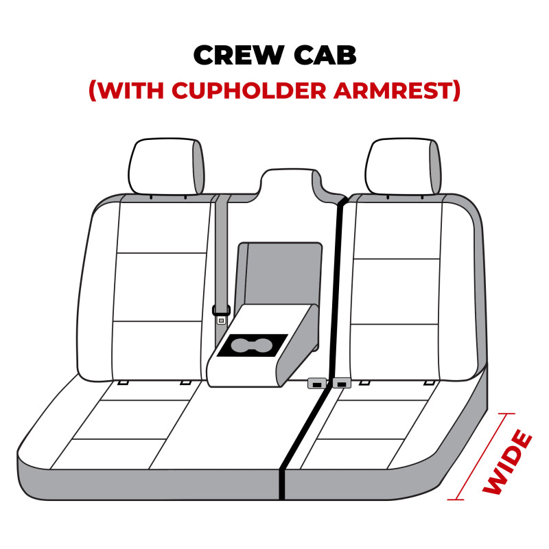 Covercraft Endura Waterproof Polyester SeatSaver Custom Second Row Seat Covers