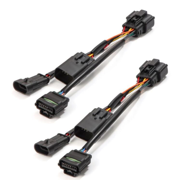 AlphaRex LED tail light wiring connectors for Jeep Wrangler JL, compatible with ARX NOVA-Series tail lights, wiring harness connectors.