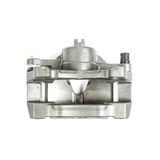 PowerStop front left OE brake caliper with bracket for 2007-2008 Infiniti G35, automotive part in close-up view