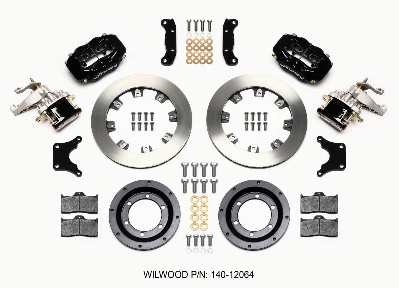 Wilwood Forged Dynalite MC4 rear big brake kit with 11.75-inch rotors for Shelby CSX6000, featuring forged calipers and high-performance components.