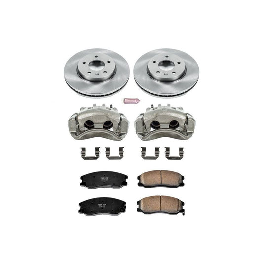 PowerStop OE front brake calipers for Suzuki XL-7 2007-2009, with Autospecialty kit and calipers visible in the image.