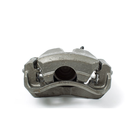 PowerStop front left OE brake caliper with bracket for 2002-2006 Toyota Camry, showing the black metal caliper assembly.