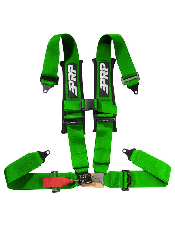 PRP Seats PRP 4.3 Harness Latch and Link in green for secure seat belt and harness setup in off-road vehicles.