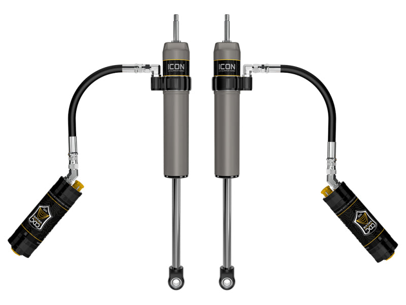 Pair of ICON 23-24 Ford F-250/F-350 Super Duty 4WD shocks and struts, 4.5-inch front 2.5 series CDCV suspension components