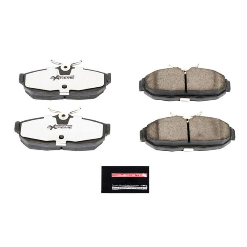 PowerStop Z26 rear brake pads for 2005-2011 Ford Mustang, performance street brake pads with hardware included.