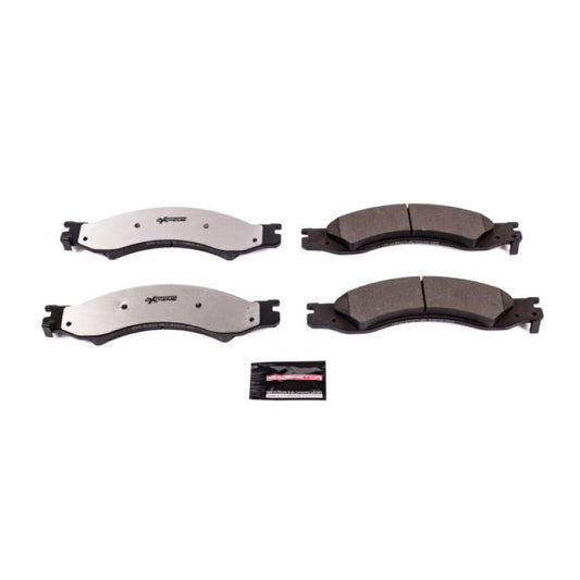 PowerStop Z36 truck and tow brake pads for GMC C5500, front or rear, with hardware, designed for enhanced performance and durability.