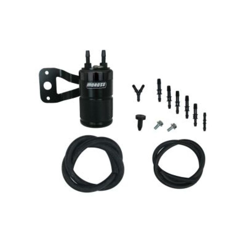 Moroso Harley-Davidson Twin Cam (w/Stock Air Cleaner) Air Oil Separator - Black