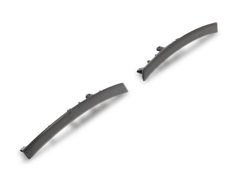 Smoked Raxiom 14-19 Chevrolet Corvette C7 Axial Series LED side markers showing sleek, smoked lens and LED illumination.