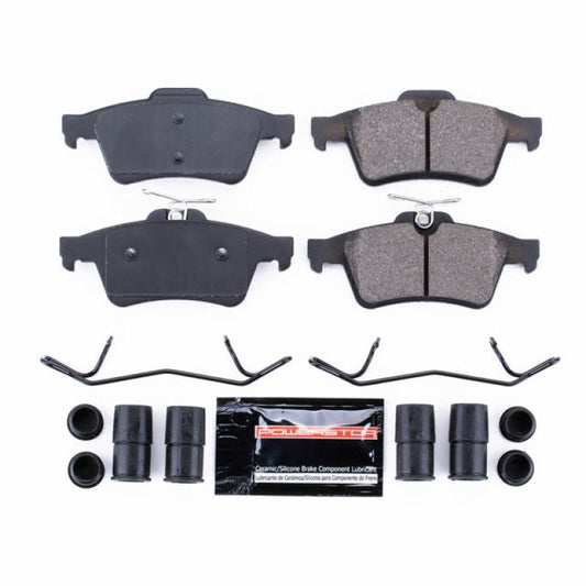 PowerStop Z23 Evolution sport rear brake pads with hardware for 2009-2010 Chevrolet Cobalt, performance brake component
