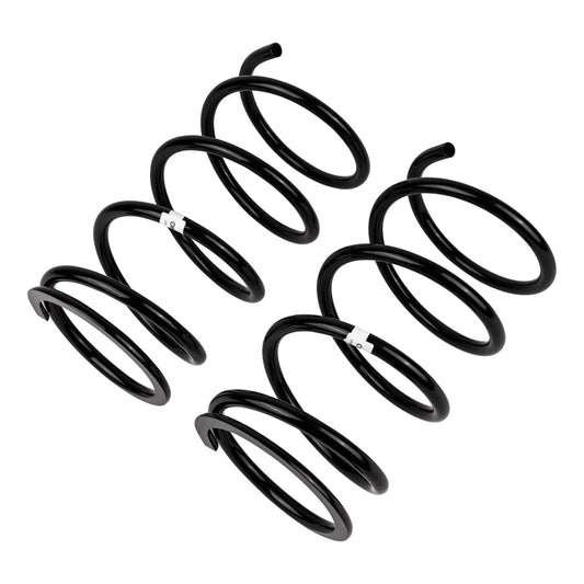 Front coilover spring for Toyota RAV4 from Old Man Emu, designed for all models, showcasing the coil spring's coil and branding.