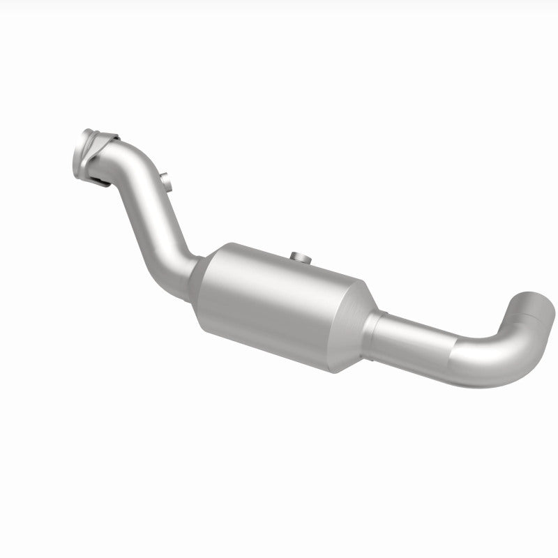 MagnaFlow catalytic converter for Ford Expedition 3.5L V6, underbody direct fit replacement, front view showing metal construction.
