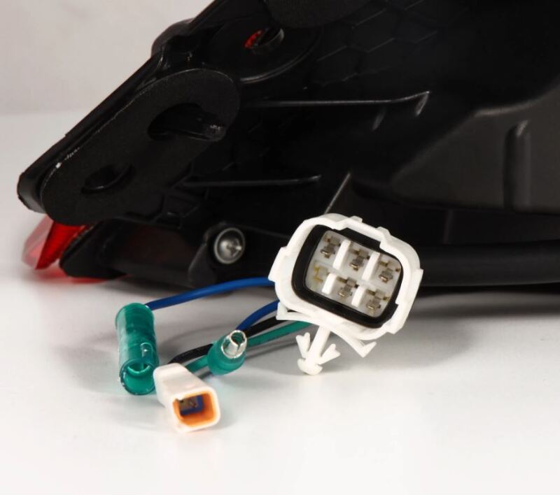 AlphaRex LUXX LED taillights for Toyota GR86 22-24, black smoke finish, showcasing sleek and modern tail light design.