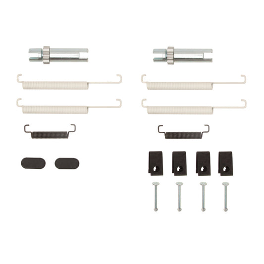 DFC brake hardware kit for Chrysler Aspen parking and brake drum assembly, includes essential components for brake system repair.