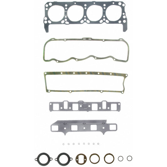 Fel-Pro HS 7905 PT-1 PermaTorque engine cylinder head gasket set with multiple gaskets and sealing components laid out.
