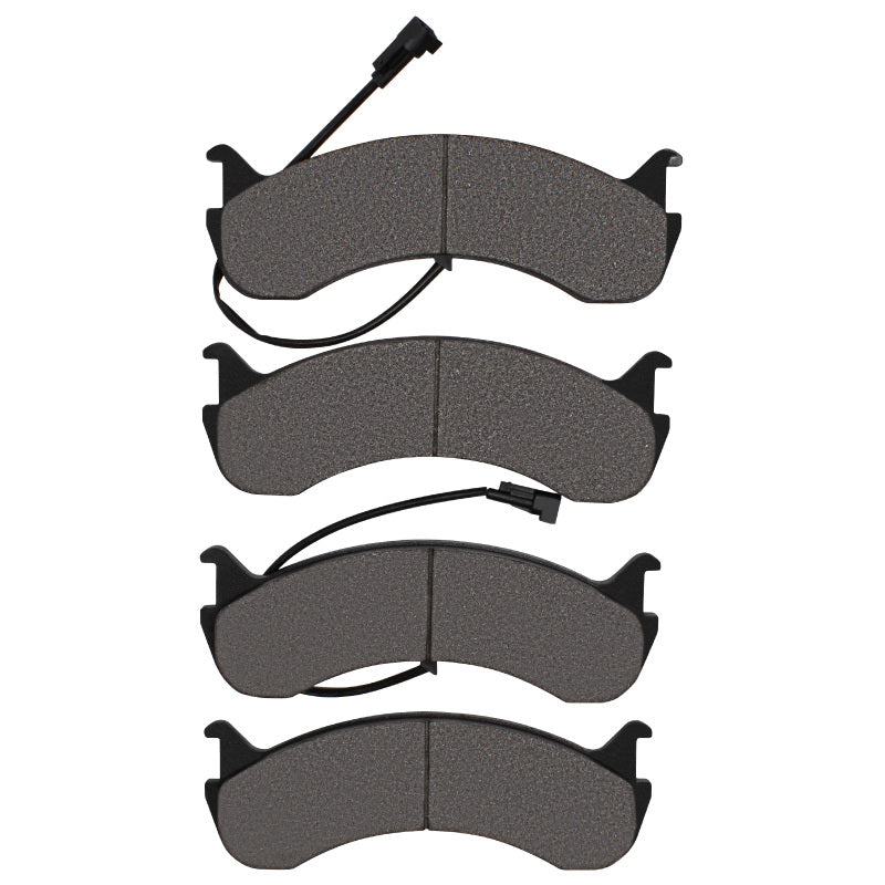 R1 Concepts OE brake pads for Winnebago Sunstar R1 20-25 rear brake system, showing new automotive brake pads.