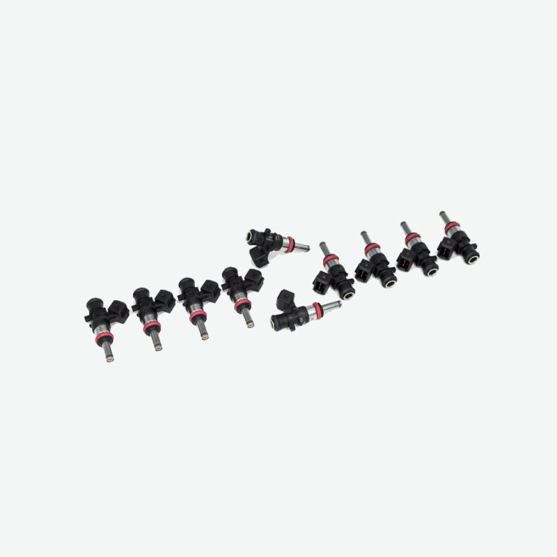 DeatschWerks 1200cc fuel injector set for Dodge Viper 03-10/12-17 and 92-02, top feed, 4-cylinder engine, set of 10.