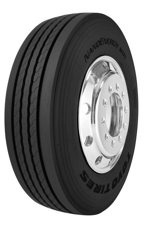 Toyo M171 11R22.5 UTV on-road tire with heavy-duty tread, designed for durable performance and reliability in various conditions.
