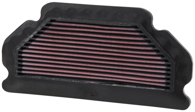 K&N Engineering Kawasaki ZX6R/ZX6RR Ninja replacement air filter for engine, direct fit, high-performance motorcycle air filter