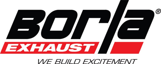 Borla catback exhaust system for Chevrolet Corvette C8 Z06 5.5L V8, featuring dual exhaust tips and 3-inch ATAK muffler design.