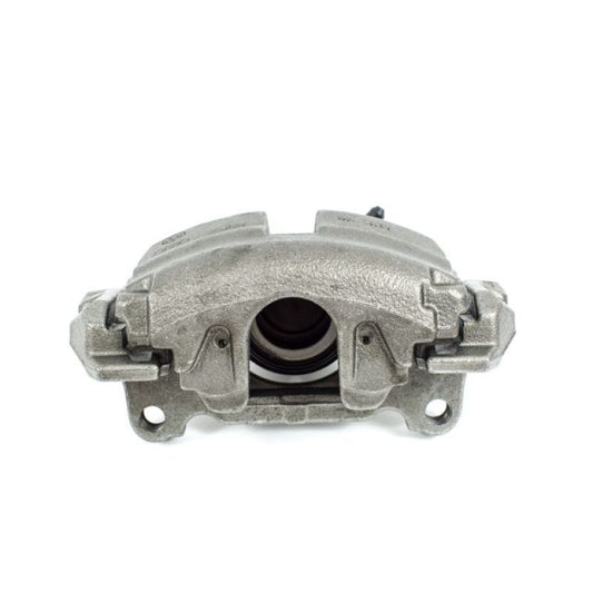 PowerStop front right OE brake caliper with bracket for Audi A3 2010-2012, showing the metallic caliper and mounting components.