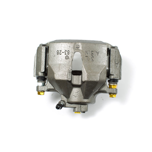 PowerStop front left OE brake caliper with bracket for 2002-2006 Toyota Camry, showing the metal caliper assembly.