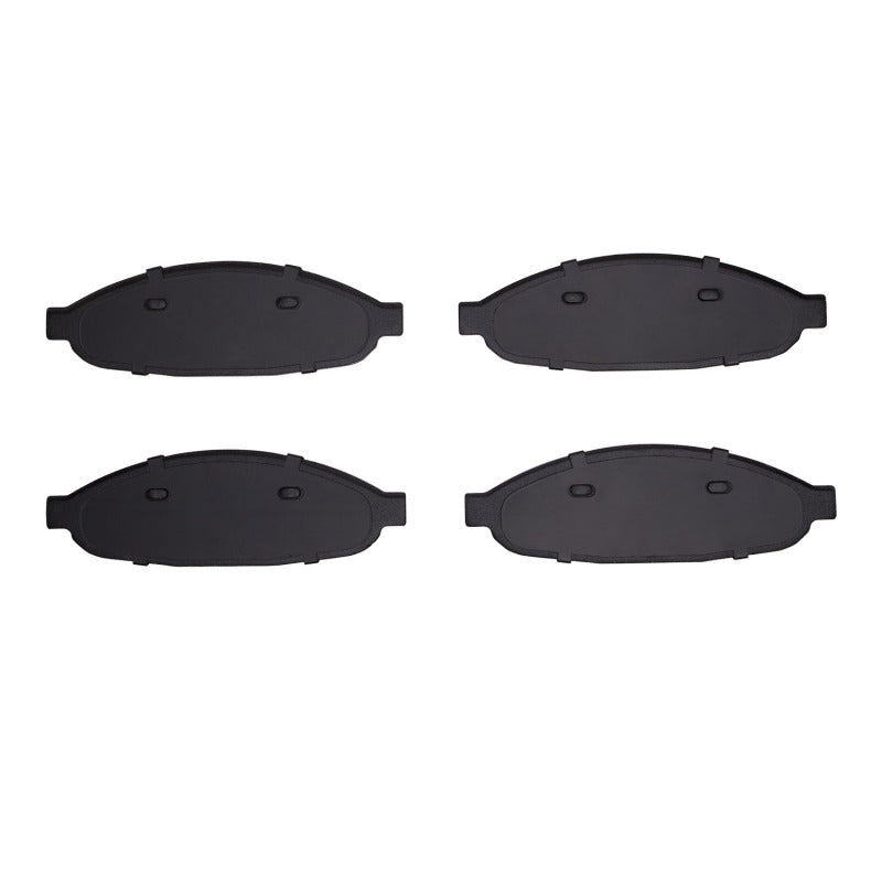 R1 Concepts ceramic front brake pads for 2004-2008 Chrysler Pacifica, OE style, with metal backing plates and brake pad friction material