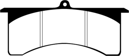 EBC Greenstuff 2000 Series sport brake pads for performance vehicles, showing the green friction material and metal backing plate.
