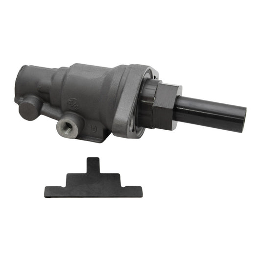 DFC brake master cylinder for Toyota Celica 2000-2005, automotive part in close-up view showing metal components and mounting holes.