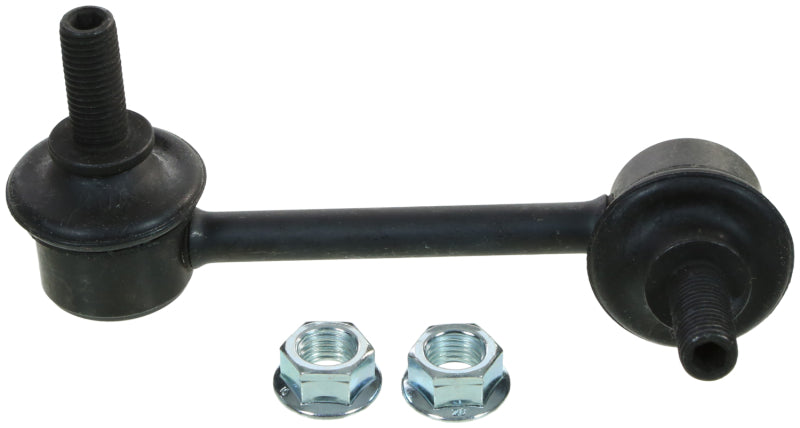 Moog rear right sway bar link for Honda Accord Crosstour 2010-2011, durable sway bar endlink with metal and rubber components.