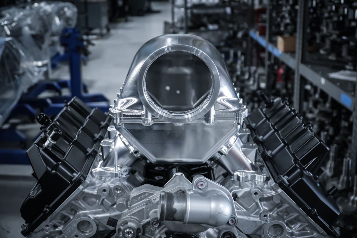 GEN III HEMI 6.2/6.4 LME RACING 2400HP BILLET INTAKE - NATURAL FINISH