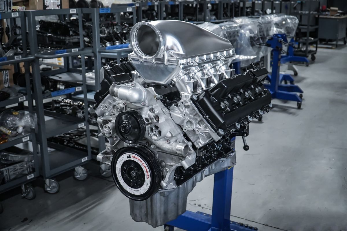GEN III HEMI 6.2/6.4 LME RACING 2400HP BILLET INTAKE - POWDER COAT