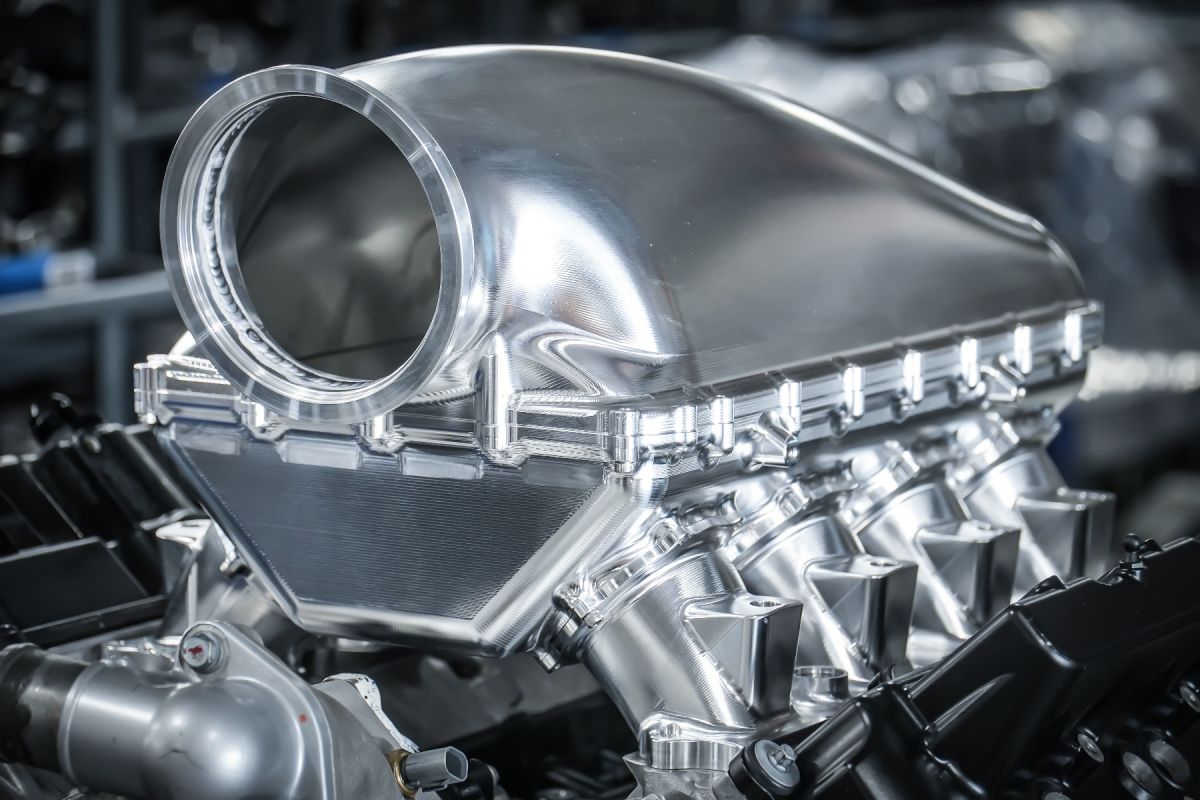 GEN III HEMI 6.2/6.4 LME RACING 2400HP BILLET INTAKE - NATURAL FINISH