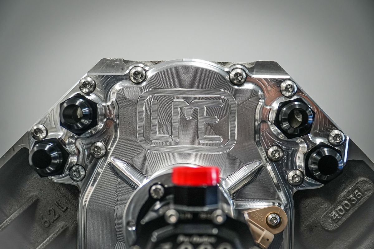 LME Billet LS Cam Drive Front Covers - NATURAL ALUMINUM