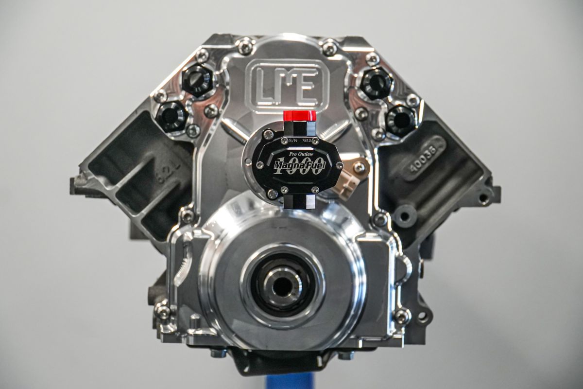 LME Billet LS Cam Drive Front Covers - POWDERCOAT BLACK