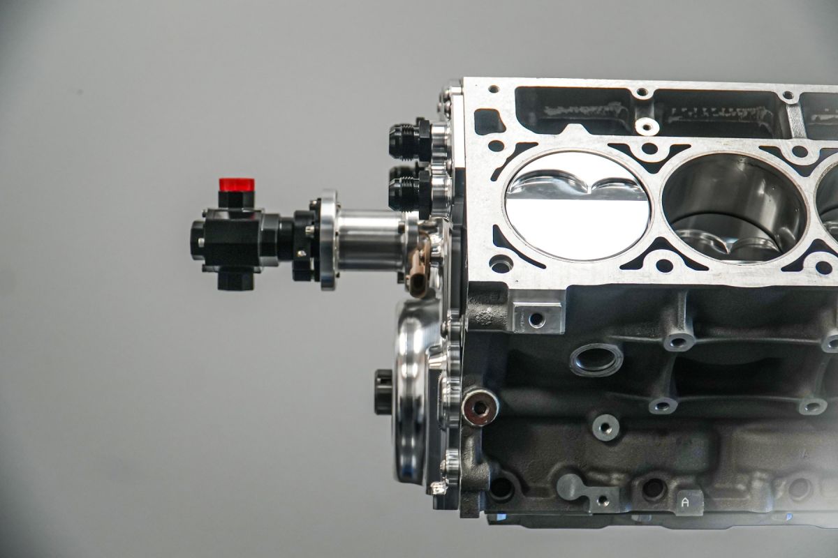 LME Billet LS Cam Drive Front Covers - NATURAL ALUMINUM