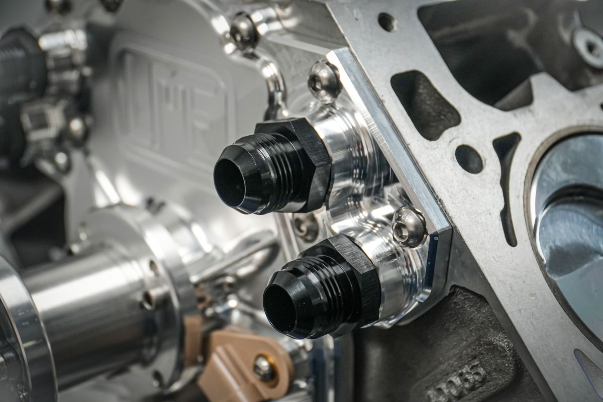 LME Billet LS Cam Drive Front Covers - POWDERCOAT BLACK
