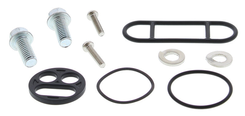 QuadBoss fuel tap kit for Yamaha YFM300 Grizzly, includes valves and hoses for fuel system replacement or repair.