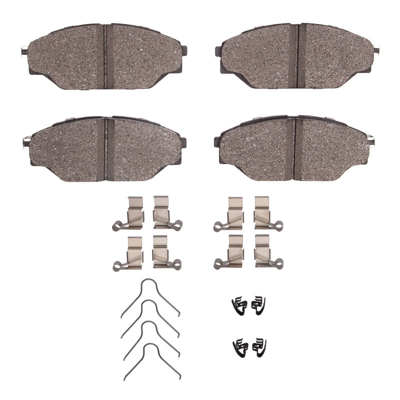 R1 Concepts Toyota T100 front brake pads and hardware kit, OE quality replacement brake pads for 1993-1998 models.