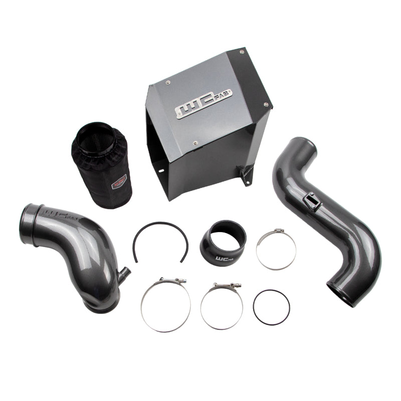 Wehrli 07.5-10 Chevrolet Duramax LMM 4in Intake Kit Stage 2 - Cat Yellow