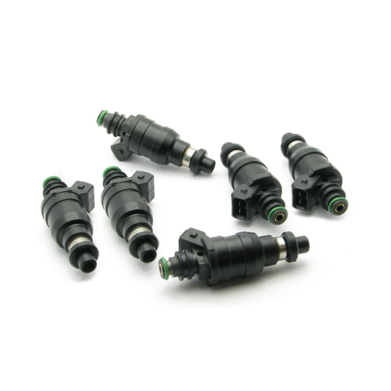 DeatschWerks 90-01 3000GT and Dodge Stealth 1000cc low impedance top feed fuel injectors for 6-cylinder engines.