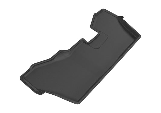 Black 3D MAXpider rubber floor mats for 2016-2020 Honda Pilot 8-passenger third row, featuring durable, custom-fit design.