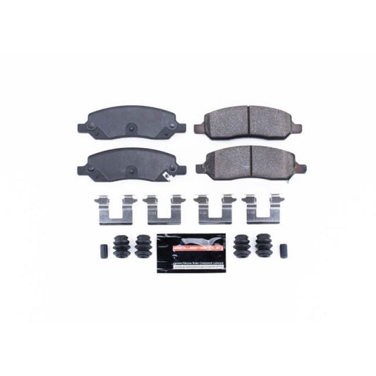 PowerStop Z23 Evolution Sport rear brake pads for Buick Lucerne, performance brake pads with hardware included.